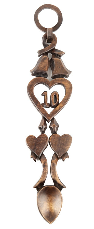 Chain of Love 10th Anniversary Spoon - 019a – Cadwyn Cyf