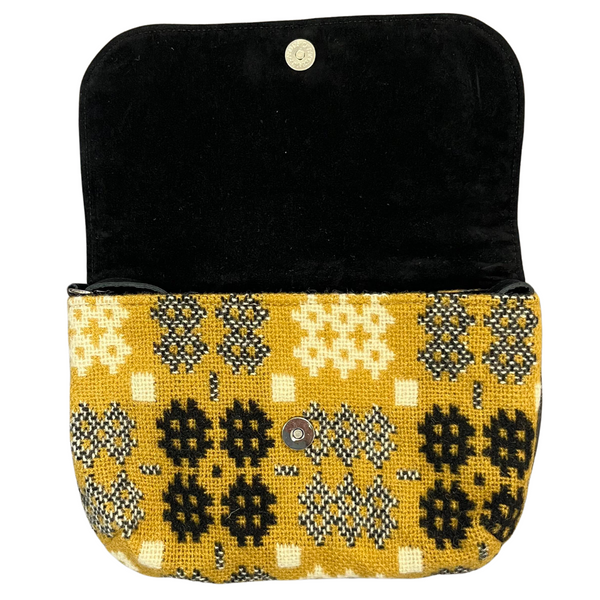 Mustard Yellow Welsh Tapestry Handbag