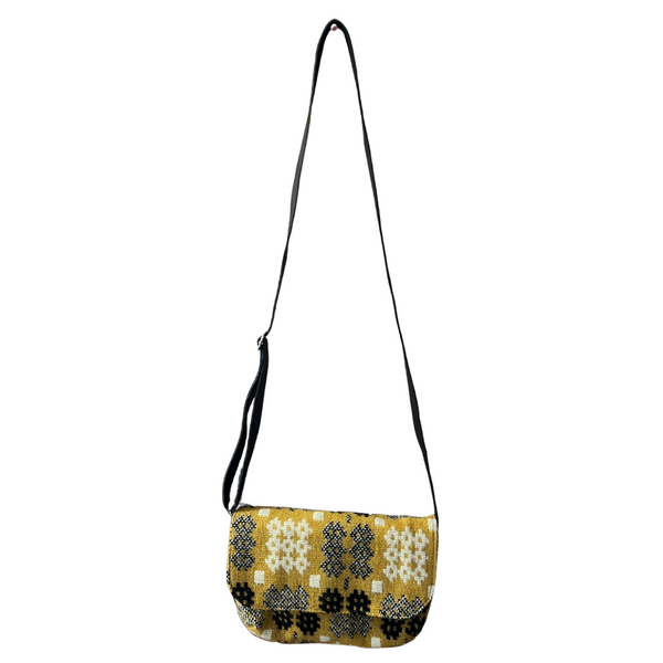 Mustard Yellow Welsh Tapestry Handbag