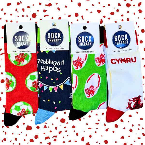 Cymru - Men's Welsh Bamboo Socks