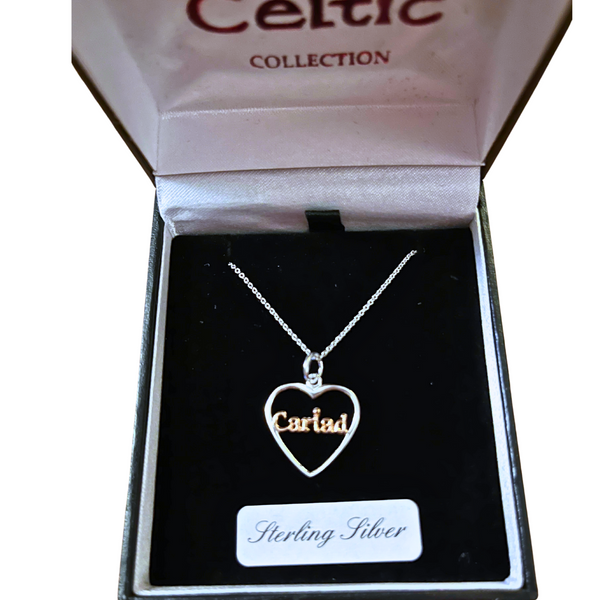 Cariad (Love) Pendant Necklace - P130543 Rose Gold