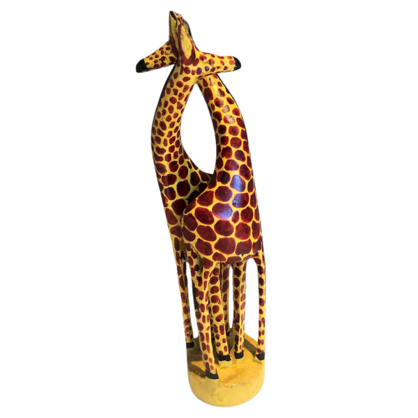 Kissing Giraffes from Kenya - Small