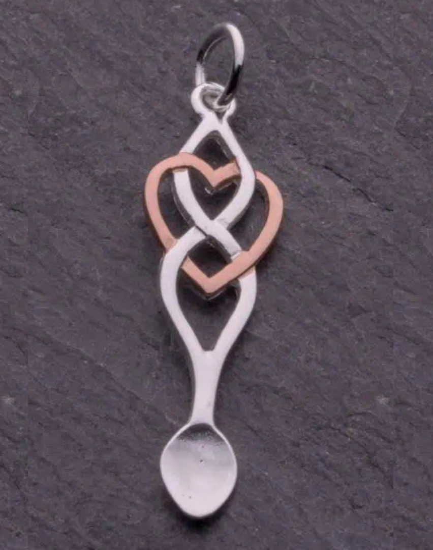 Love Spoon Pendant Necklace - DC31 Rose Gold