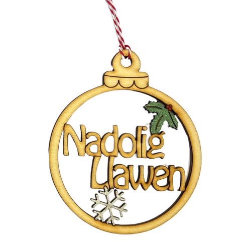 'Nadolig Llawen' Christmas Decoration