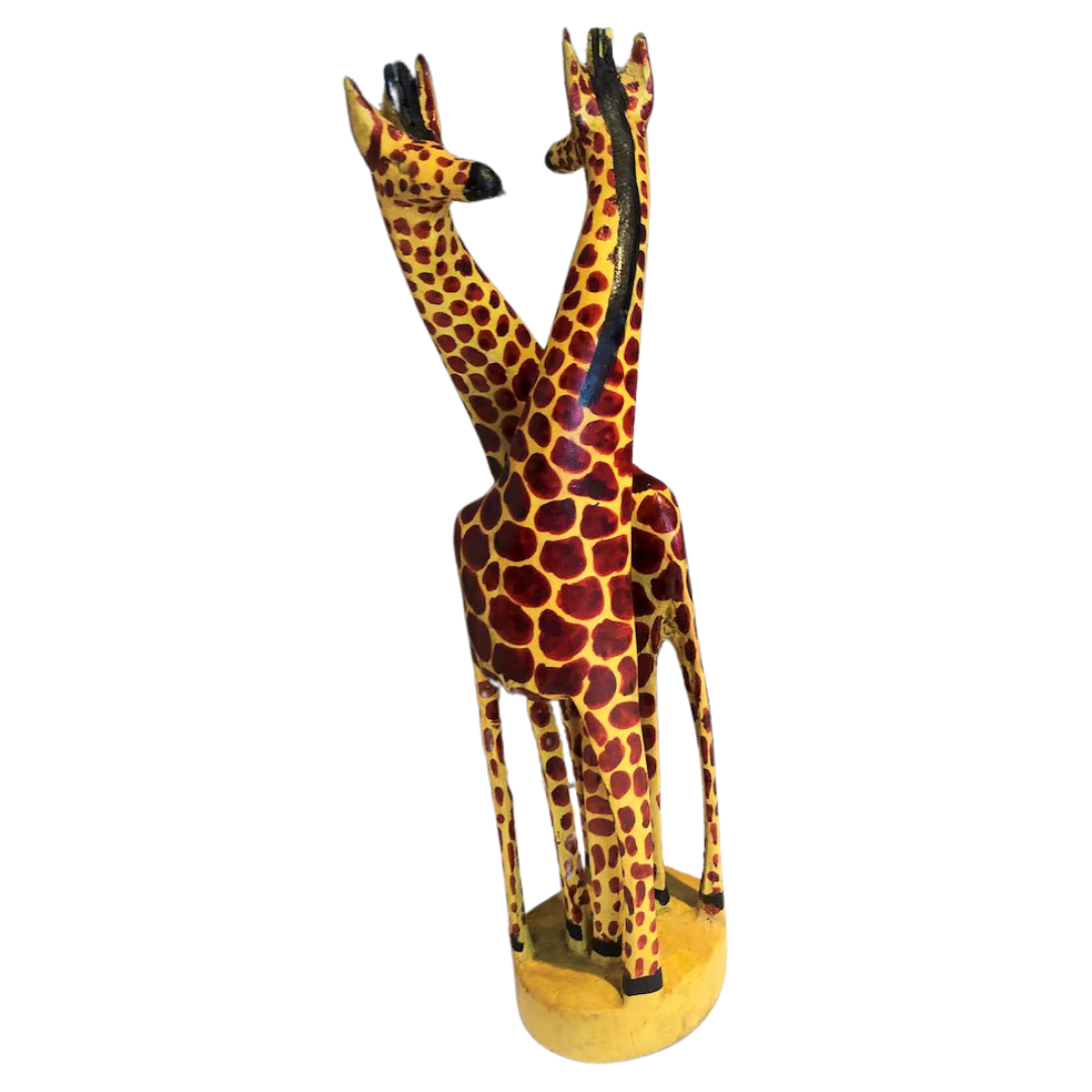 Kissing Giraffes from Kenya - Small