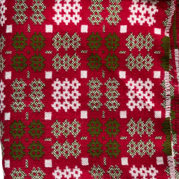 Cymru - Red, Green and White Welsh Tapestry Throw