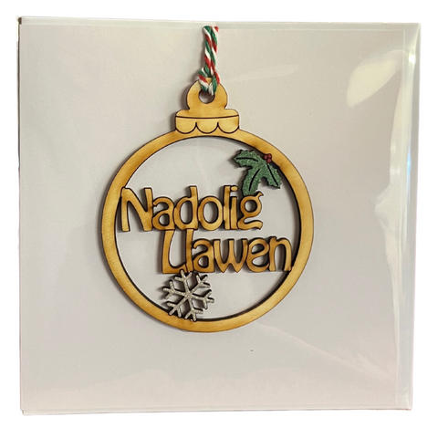 'Nadolig Llawen' Christmas Card