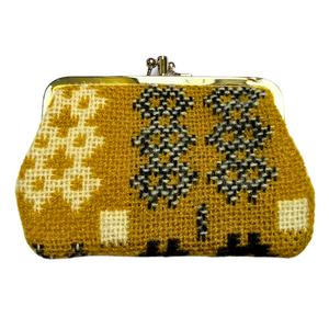 Golden Welsh Tapestry Small Coin Purse