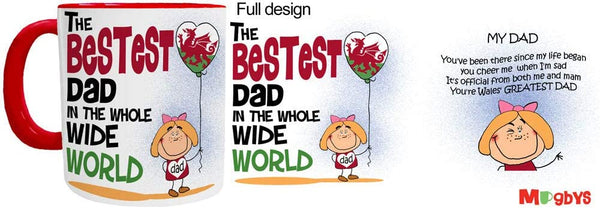 Besteset Dad Mug (English - Girl) - Mugbys