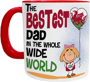 Besteset Dad Mug (English - Girl) - Mugbys