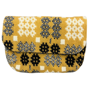 Mustard Yellow Welsh Tapestry Handbag