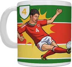 Ben Davies Welsh Football Player Mugs - Mugbys