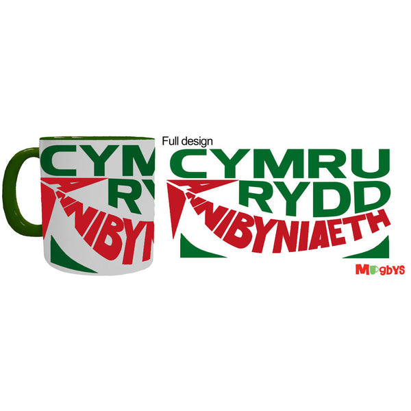 Cymru Rydd Annibyniaeth Mug - Mugbys