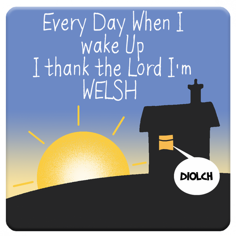 I Thank The Lord I'm Welsh Coaster