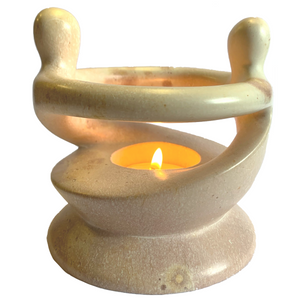 Soapstone Tea Light Holder