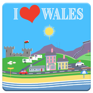 I Heart Wales Coaster