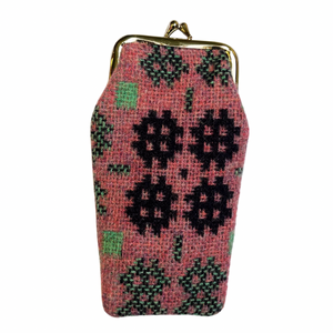 Pink Amaranth Welsh Wool Glasses Case