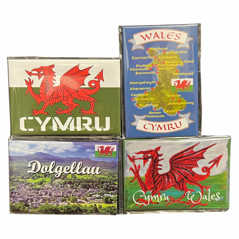 Dolgellau Wales Magnets - Pack of 4 Magnets