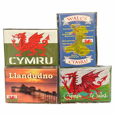 Llandudno Wales Magnets - Pack of 4 Magnets