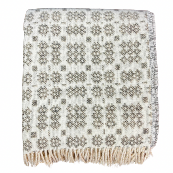 Tysul - Quarry Grey Welsh Tapestry Throw