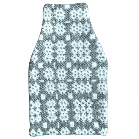 Welsh Tapestry Hot Water Bottle Cover - Quarry Light Grey