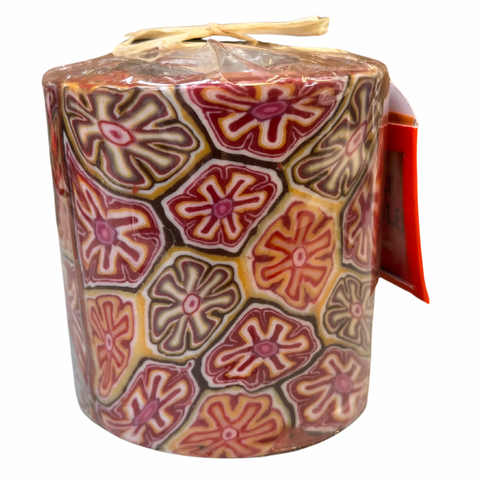 Paisley Pillar Candle