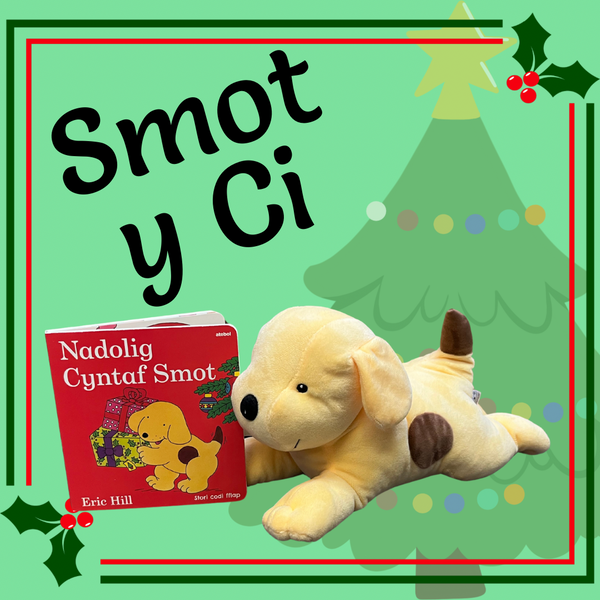 Smot y Ci (Spot the Dog) Large Soft Toy and Story Book