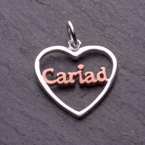 Cariad (Love) Pendant Necklace - P130543 Rose Gold