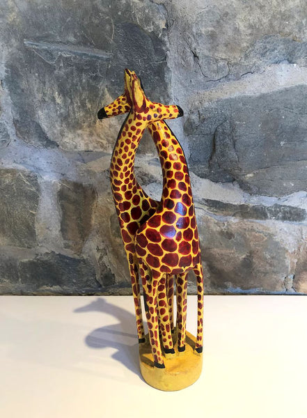 Kissing Giraffes from Kenya - Small