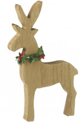 Holly Wreath Reindeer