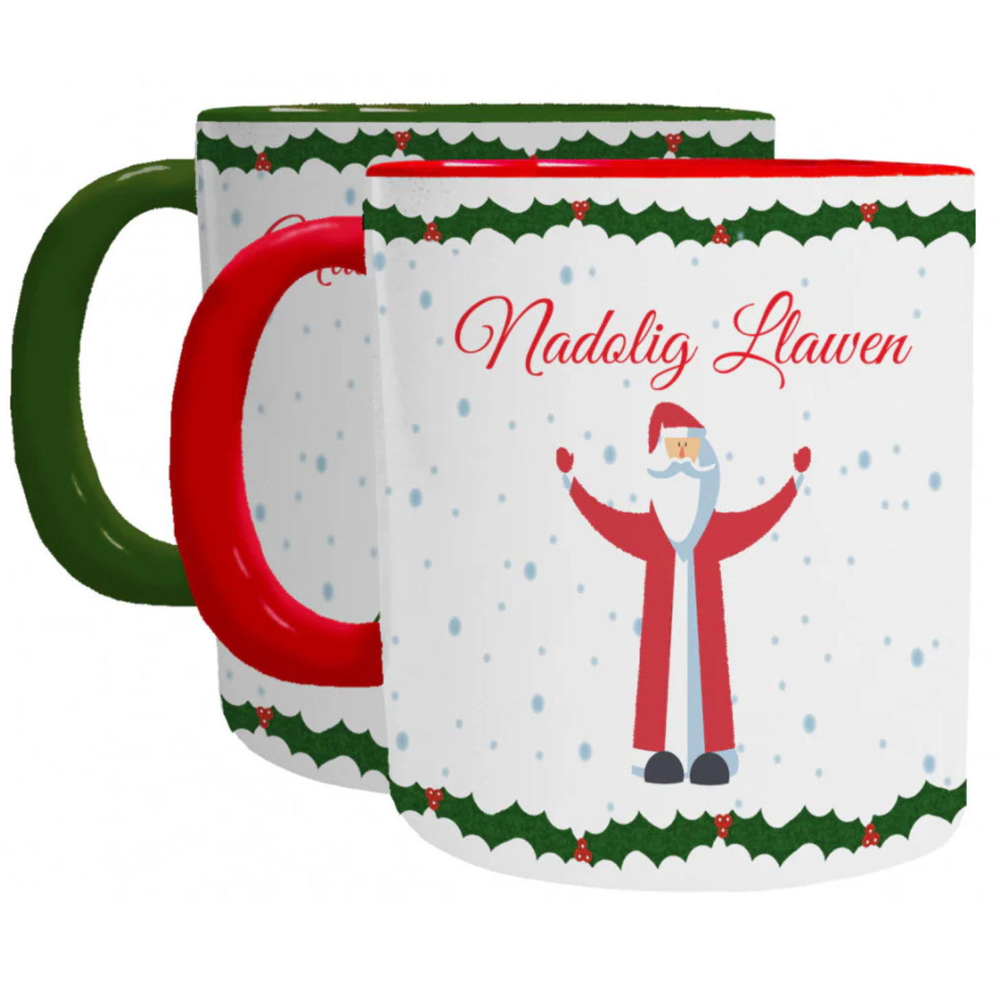 Father Christmas 'Nadolig Llawen' Mug - Mugby