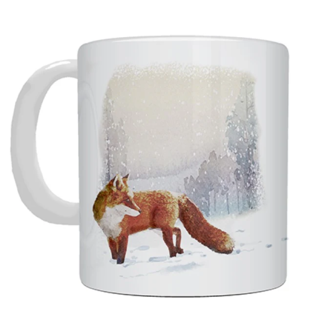 Christmas Snowy Fox Mug - Mugby