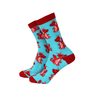 Welsh Baby Dragon - Women's Welsh Bamboo Socks