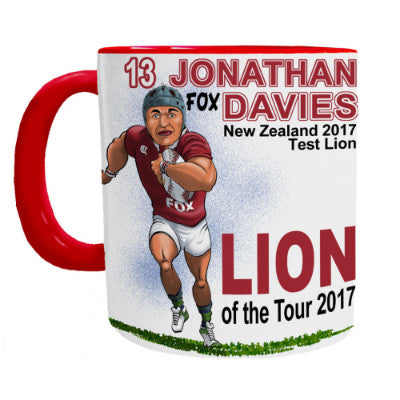 Jonathan Davies Mug - Wales Rugby Player Mug - Mugbys